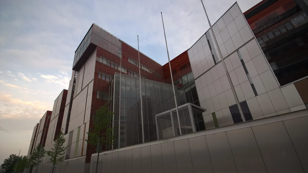 Image showing the University of Turku's ICT building in Finland