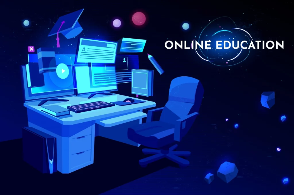 Illustration image referring to online education