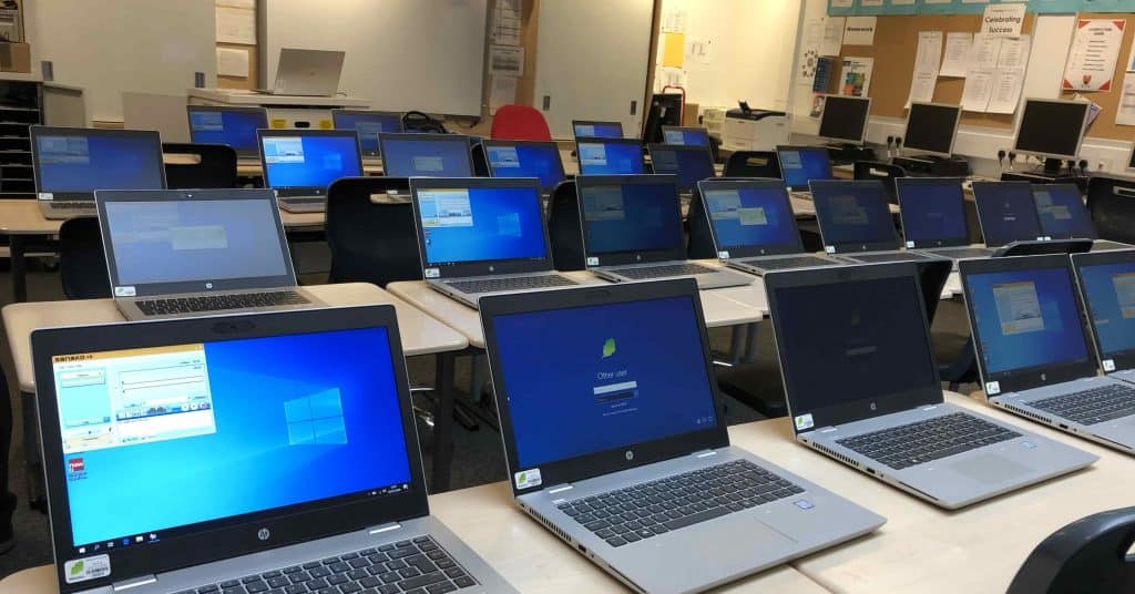 Sanako language lab software installed to school computer classroom to modernise language teaching