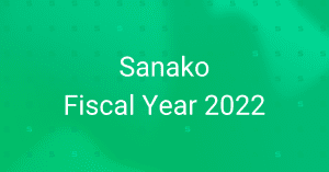 Cover image for Sanako fiscal year 2022 report